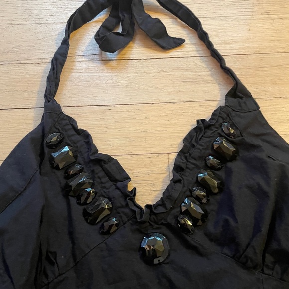 Fun Apron Two’s Company Bedazzled Little Black Dress - Picture 8 of 8